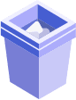 Trash bin illustration