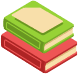 Stack of books illustration